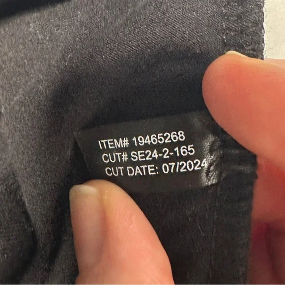 Torrid Size 2 Black Moto Cropped Leggings Mesh Panel Stretch - Picture 7 of 7